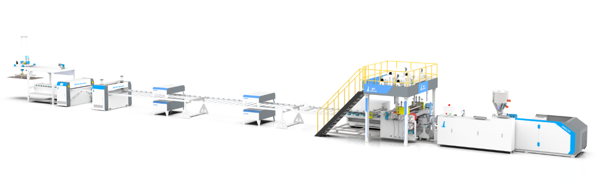 PVC marble sheet wall panel production line