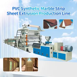 PVC artificial marble sheet extruder line