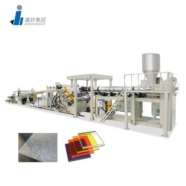 PP and PS sheet extrusion line