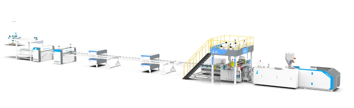 PVC marble sheet extrusion line