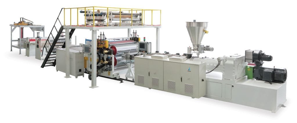 spc flooring extrusion machine