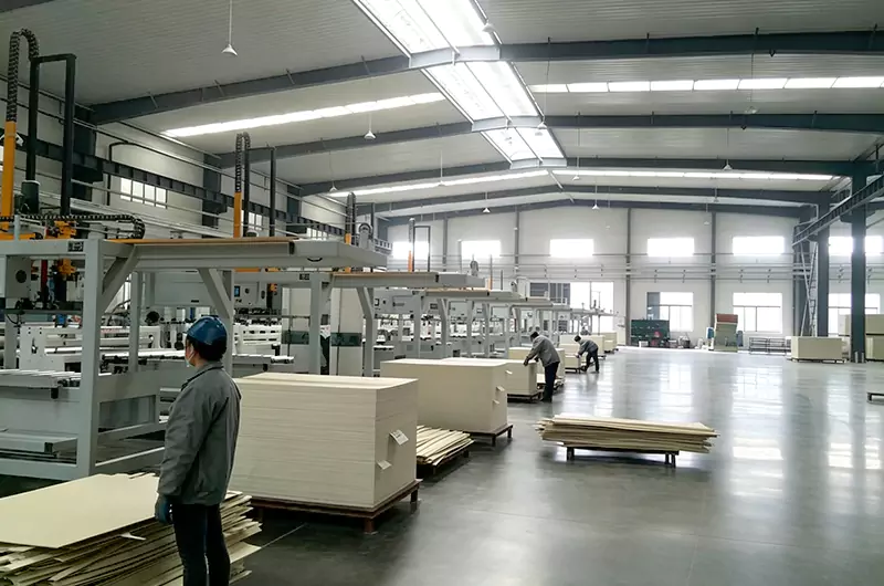 WPC floor production line